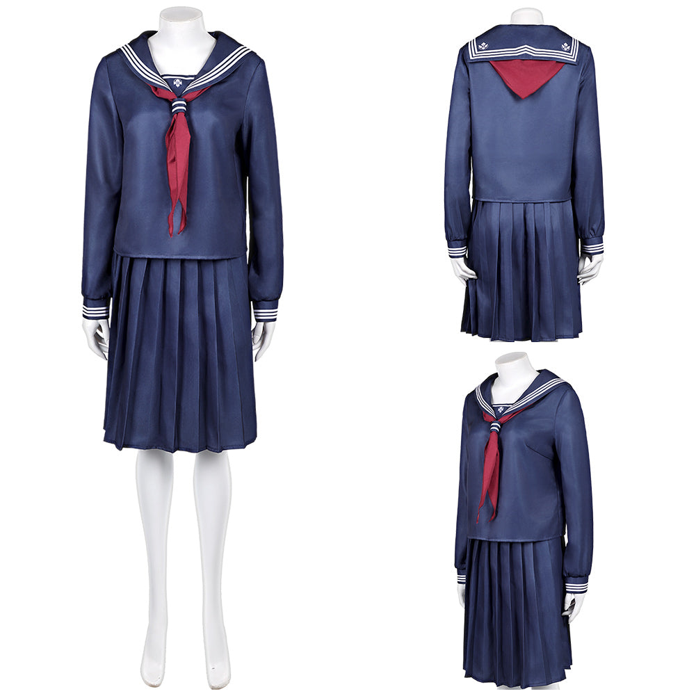Silent Hill F(2025) Chiko Fukuwaka Uniforme Scolaire Bleu Cosplay Costume