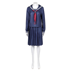 Silent Hill F(2025) Chiko Fukuwaka Uniforme Scolaire Bleu Cosplay Costume