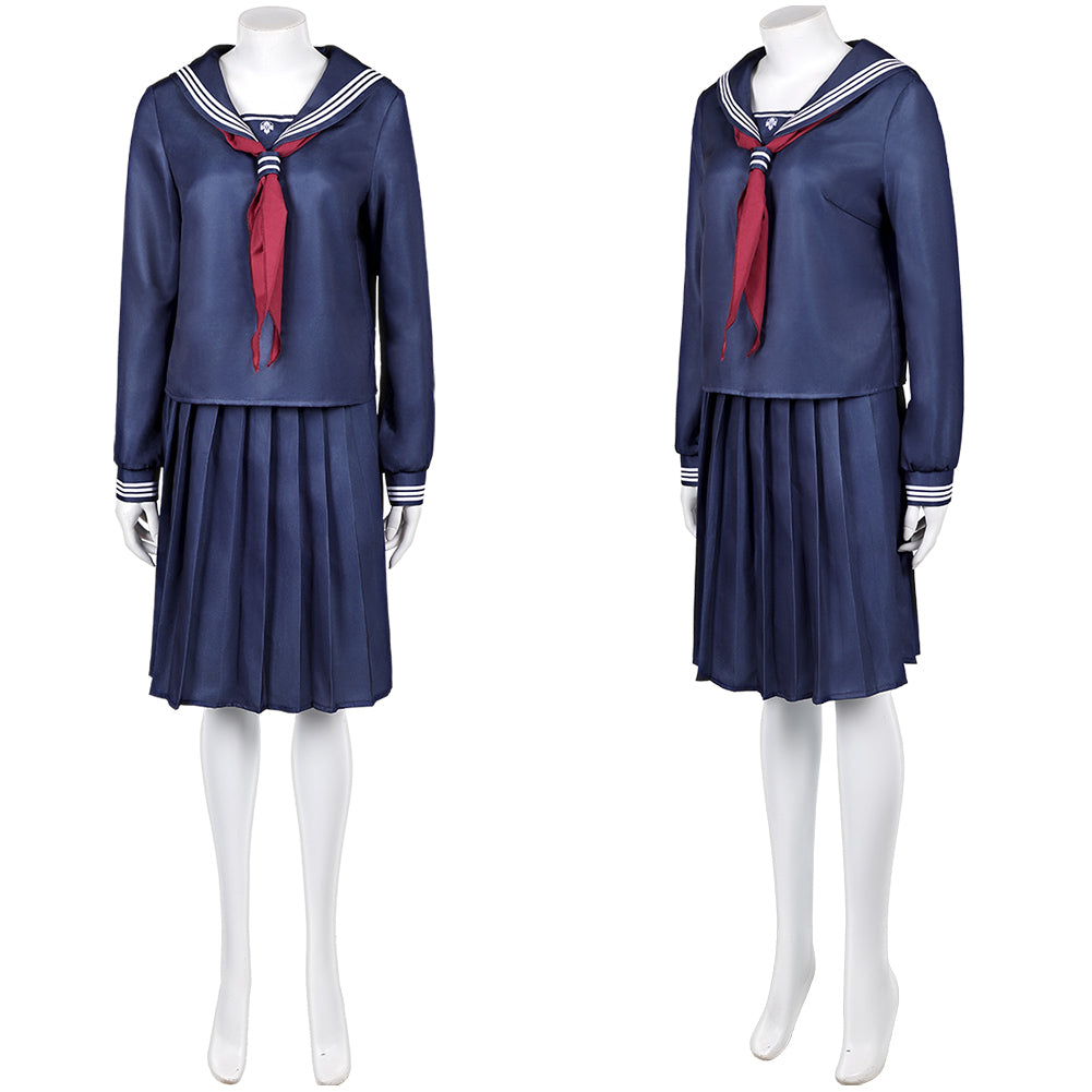 Silent Hill F(2025) Chiko Fukuwaka Uniforme Scolaire Bleu Cosplay Costume