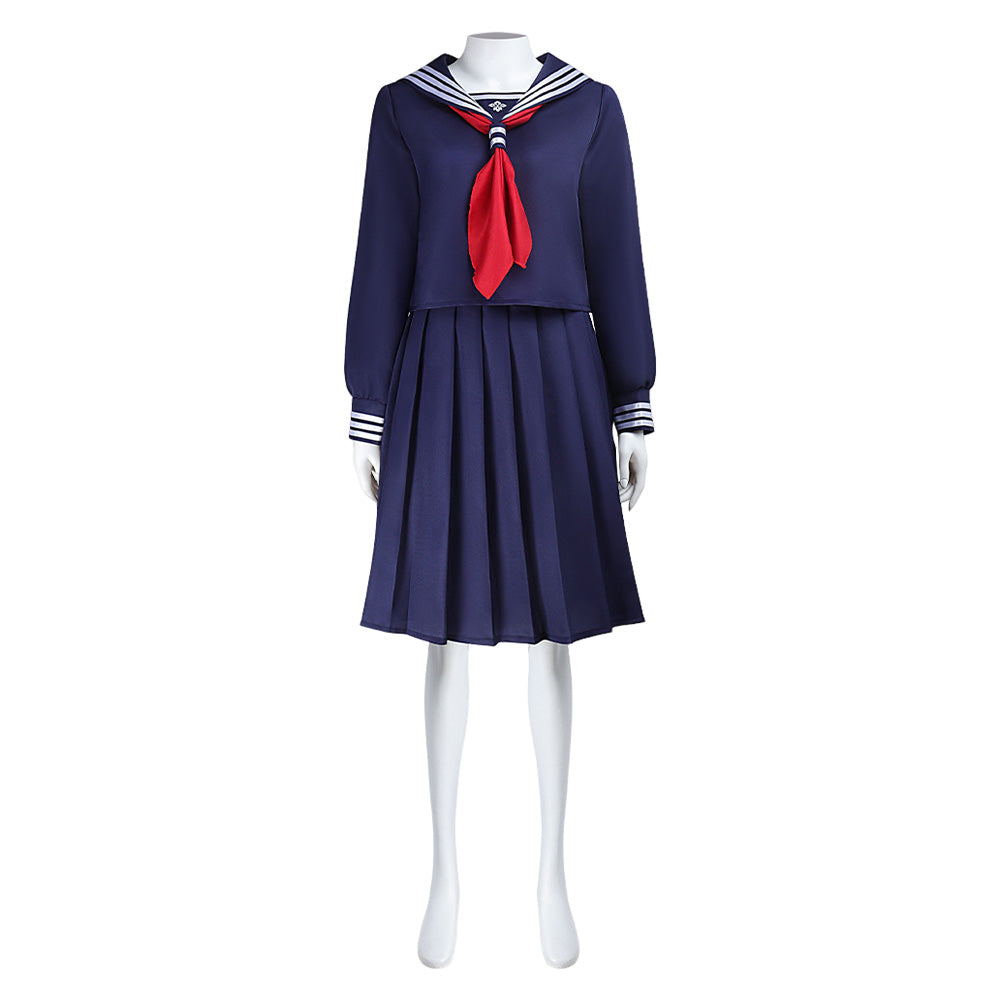 Silent Hill F(2025) Hinako Fukami JK Robe Uniforme Scolaire Bleu Cosplay Costume
