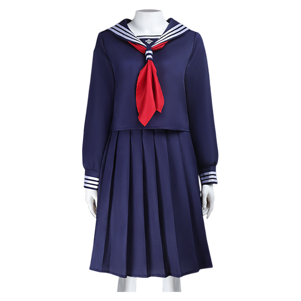Silent Hill F(2025) Hinako Fukami JK Robe Uniforme Scolaire Bleu Cosplay Costume