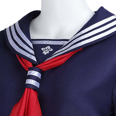 Silent Hill F(2025) Hinako Fukami JK Robe Uniforme Scolaire Bleu Cosplay Costume