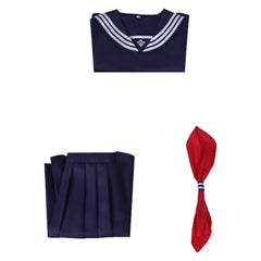 Silent Hill F(2025) Hinako Fukami JK Robe Uniforme Scolaire Bleu Cosplay Costume