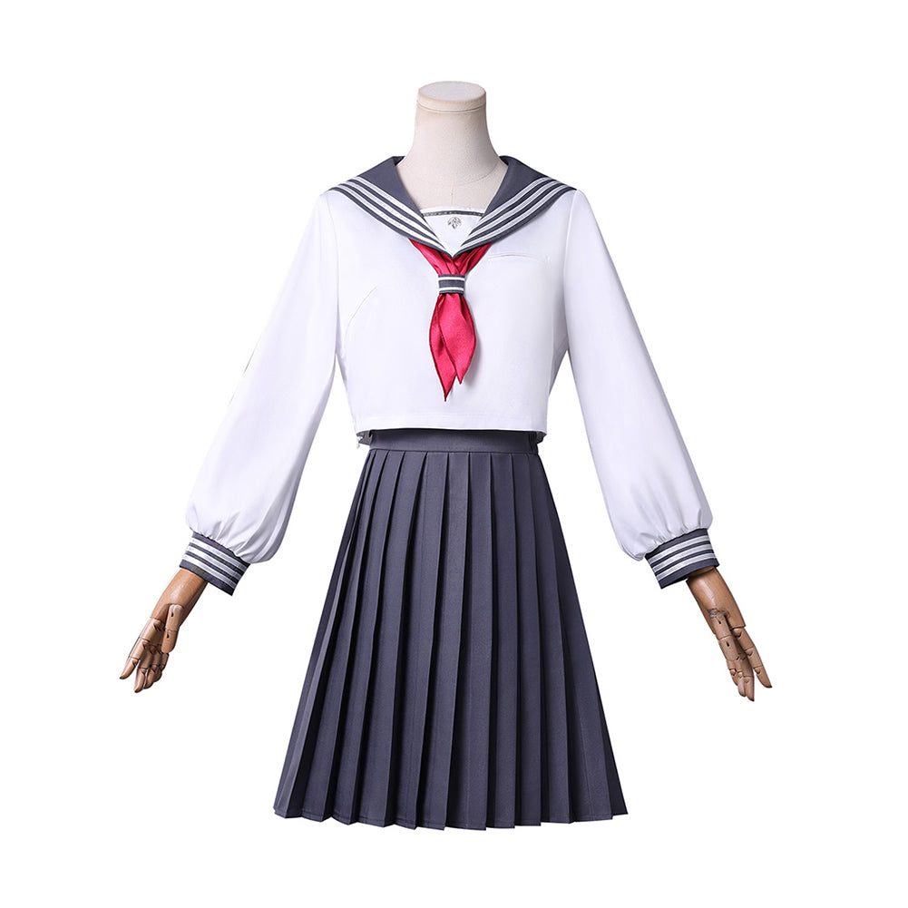 Silent Hill F(2025) Shimizu Hinako Unifrome Scolaire Blanc et Noire Cosplay Costume