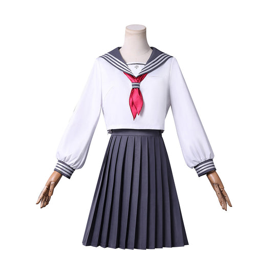 Silent Hill F(2025) Shimizu Hinako Unifrome Scolaire Blanc et Noire Cosplay Costume