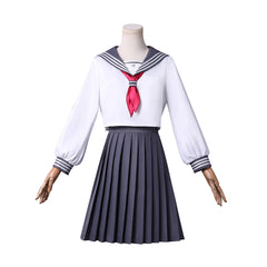 Silent Hill F(2025) Shimizu Hinako Unifrome Scolaire Blanc et Noire Cosplay Costume