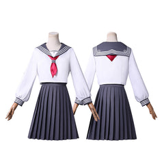 Silent Hill F(2025) Shimizu Hinako Unifrome Scolaire Blanc et Noire Cosplay Costume