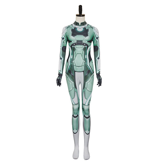 Split Fiction(2025) Zoe Combinaison Verte Cosplay Costume