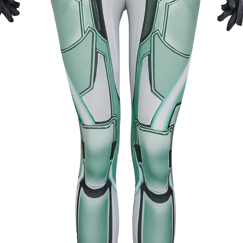 Split Fiction(2025) Zoe Combinaison Verte Cosplay Costume