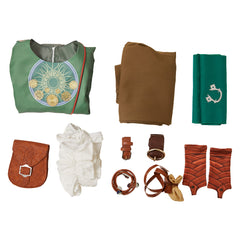 Split Fiction(2025) Zoe Tenue Verte Cosplay Costume