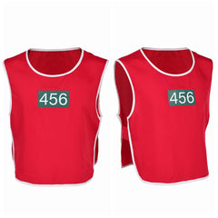 Squid Game 2 Seong Gi-hun Gilet Rouge Cosplay Costume