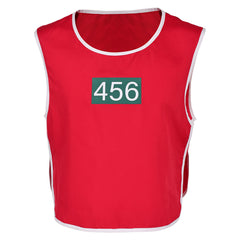 Squid Game 2 Seong Gi-hun Gilet Rouge Cosplay Costume