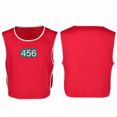 Squid Game 2 Seong Gi-hun Gilet Rouge Cosplay Costume