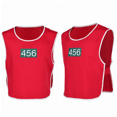 Squid Game 2 Seong Gi-hun Gilet Rouge Cosplay Costume