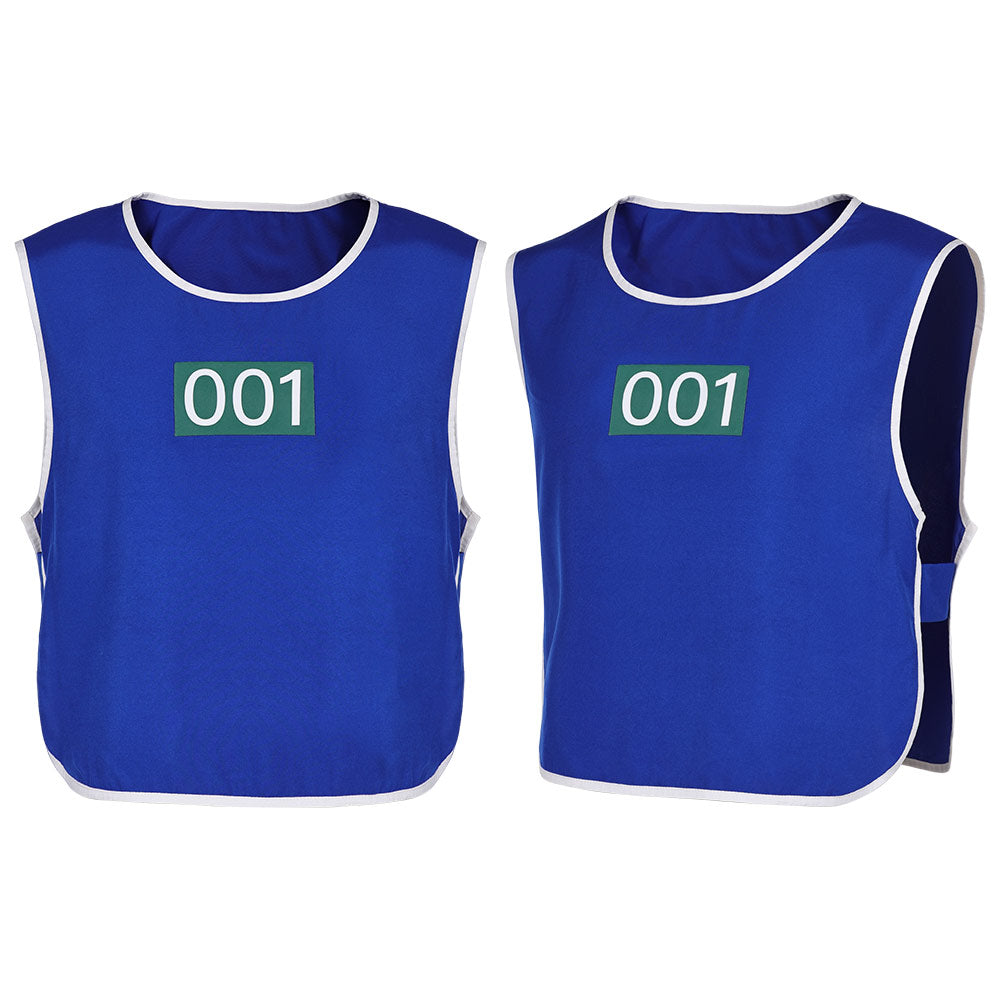 Squid Game 3(2025) Joueur 001 Gilet Bleu Cosplay Costume