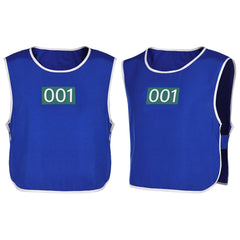 Squid Game 3(2025) Joueur 001 Gilet Bleu Cosplay Costume