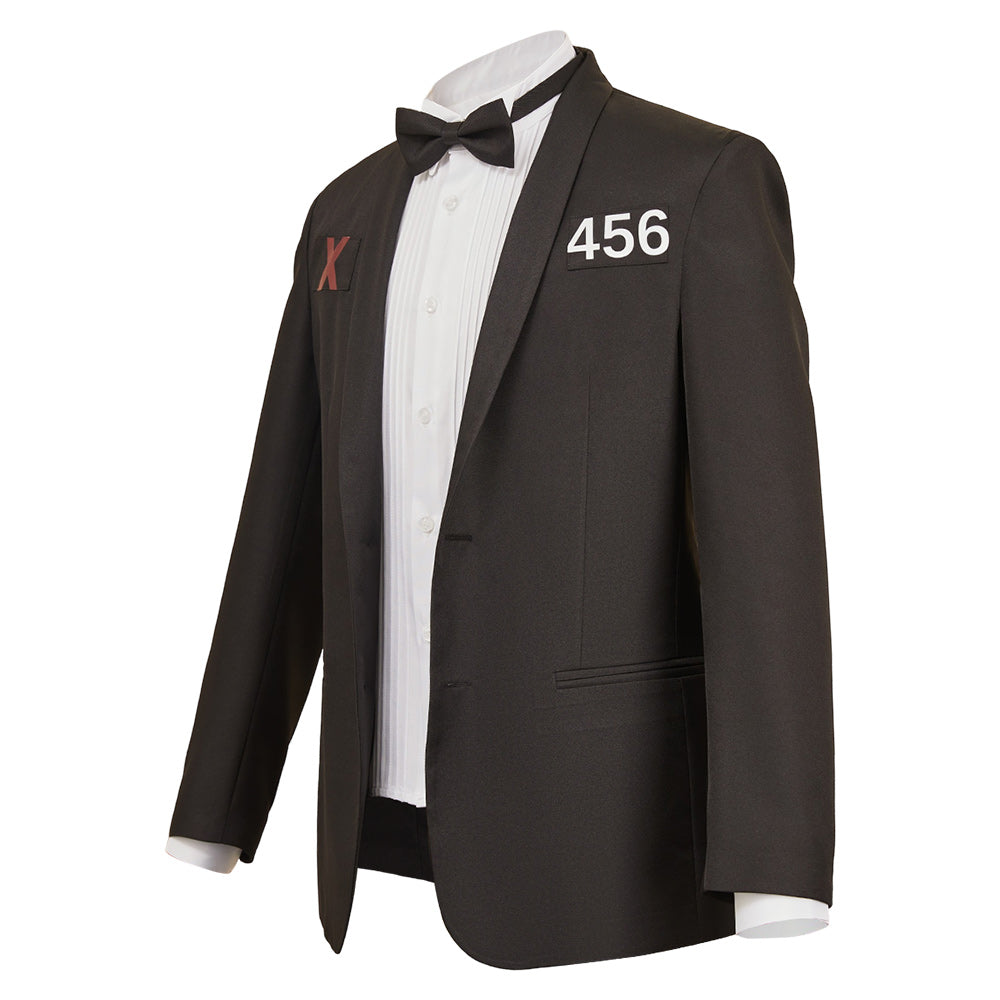 Squid Game 3(2025) Seong Gi-hun Veste Noire+Chemise Blanche Cosplay Costume