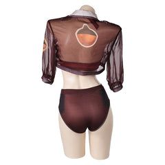 Squirrel Girl Doreen Green Maillot de Bain Bikini+Couvre-up Cosplay Costume Design Original