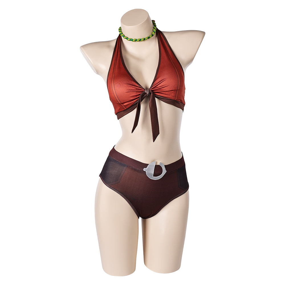 Squirrel Girl Doreen Green Maillot de Bain Bikini+Couvre-up Cosplay Costume Design Original