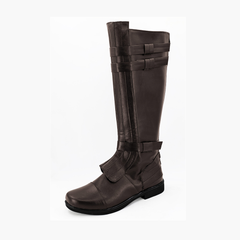 Anakin Skywalker Bottes Brune Cosplay Chaussures