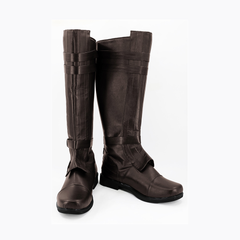 Anakin Skywalker Bottes Brune Cosplay Chaussures