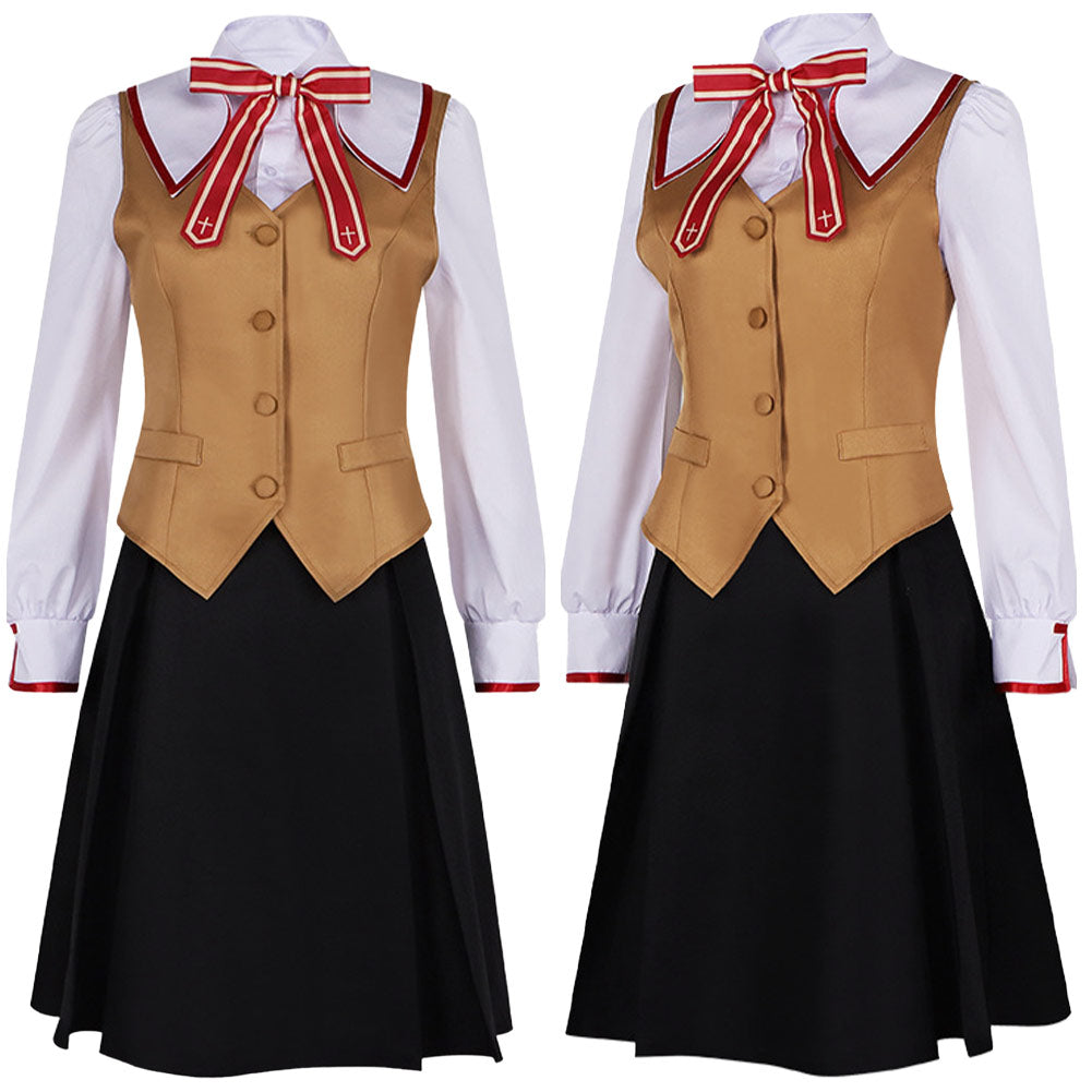 Fate/Stay Night Tohsaka Rin Uniforme Scolaire Cosplay Costume