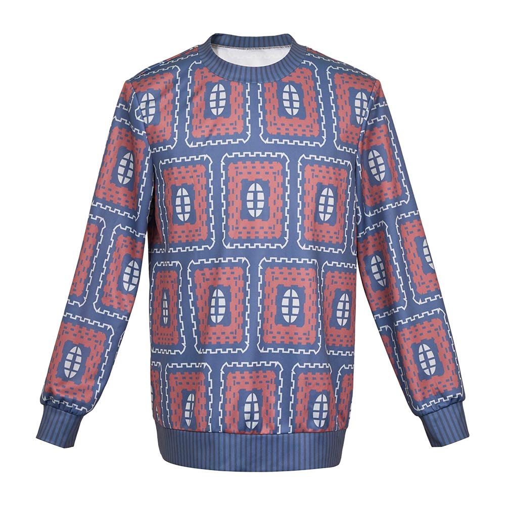 Stranger Things Saison 4(2025) Mike Wheeler Haut Imprimé Bleu Coslay Costume