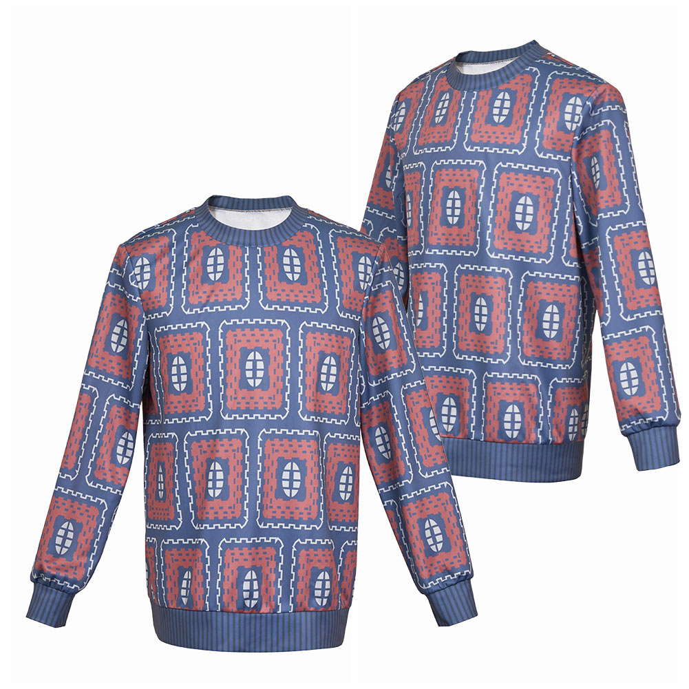 Stranger Things Saison 4(2025) Mike Wheeler Haut Imprimé Bleu Coslay Costume