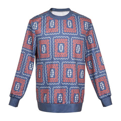 Stranger Things Saison 4(2025) Mike Wheeler Haut Imprimé Bleu Coslay Costume