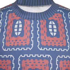 Stranger Things Saison 4(2025) Mike Wheeler Haut Imprimé Bleu Coslay Costume