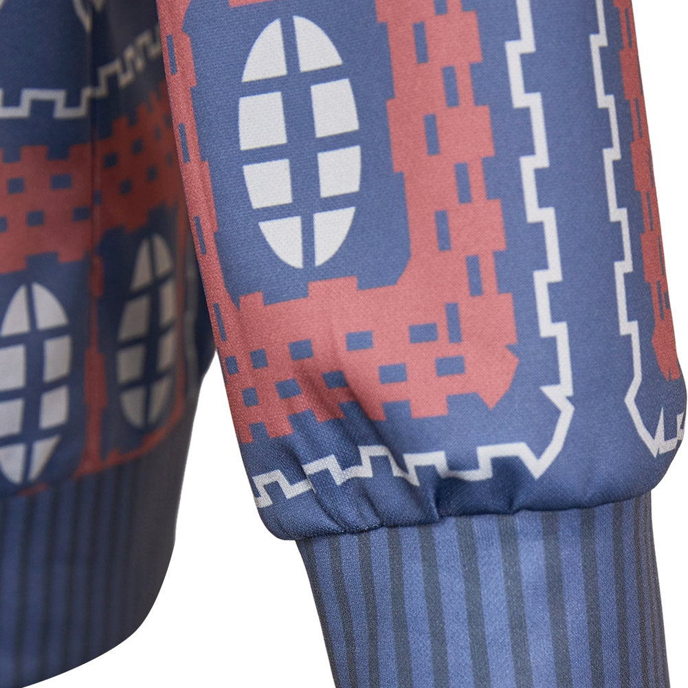 Stranger Things Saison 4(2025) Mike Wheeler Haut Imprimé Bleu Coslay Costume