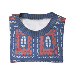 Stranger Things Saison 4(2025) Mike Wheeler Haut Imprimé Bleu Coslay Costume