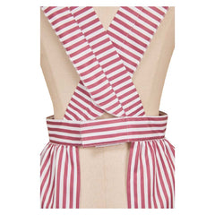 Stranger Things Saison 4(2025) Nancy Tablier Rose à Rayures Cosplay Costume