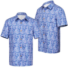 Stranger Things Saison 4(2025) Steve Chemise Bleue Cosplay Costume