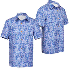 Stranger Things Saison 4(2025) Steve Chemise Bleue Cosplay Costume