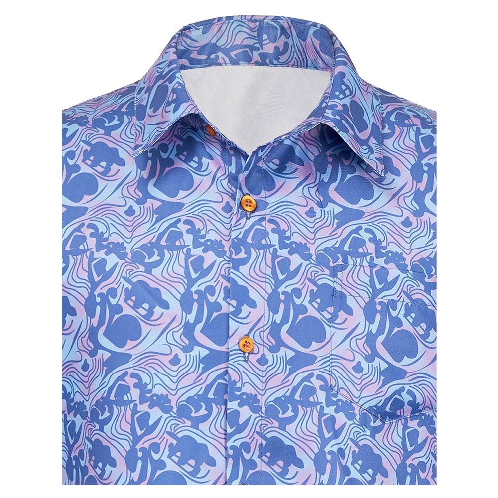 Stranger Things Saison 4(2025) Steve Chemise Bleue Cosplay Costume