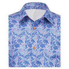 Stranger Things Saison 4(2025) Steve Chemise Bleue Cosplay Costume