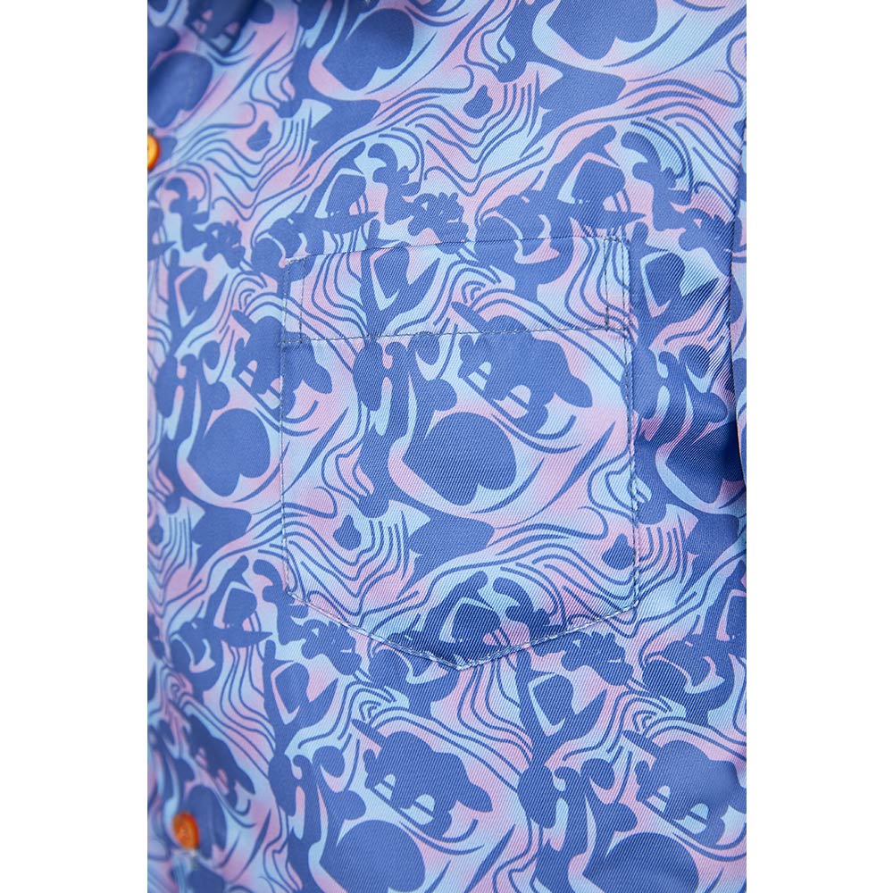 Stranger Things Saison 4(2025) Steve Chemise Bleue Cosplay Costume