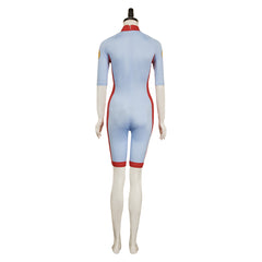 Stranger Things Saison 5 Eleven Maillot de Bain Une Pièce Bleu Cosplay Costume