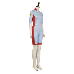 Stranger Things Saison 5 Eleven Maillot de Bain Une Pièce Bleu Cosplay Costume