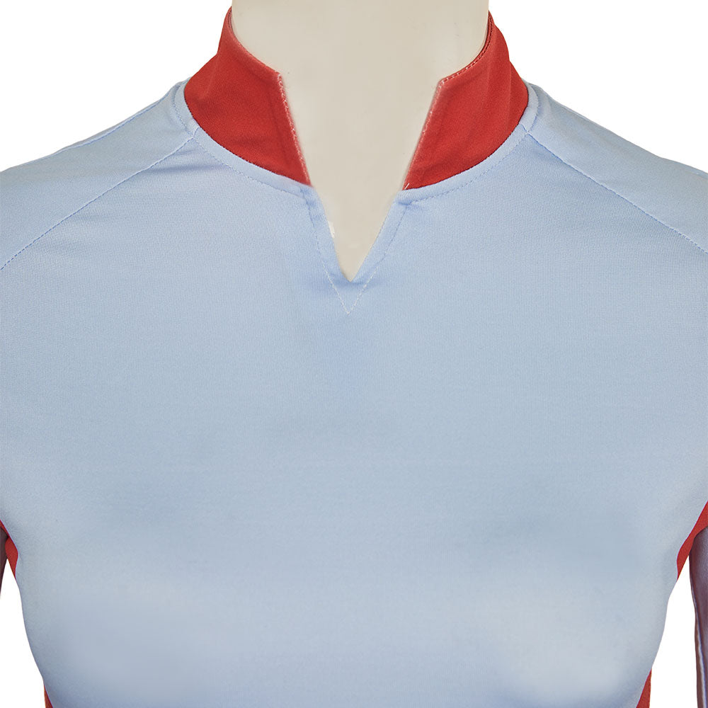 Stranger Things Saison 5 Eleven Maillot de Bain Une Pièce Bleu Cosplay Costume