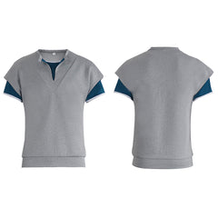 Stranger Things Saison 5 Erica Sinclair T-shirt Gris Cosplay Costume