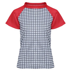 Stranger Things Saison 5 Max Mayfield T-shirt à Carreaux Rouge Cosplay Costume