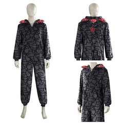 Stranger Things Saison 5(2025) Demogorgon Combinaison Grise Cosplay Costume