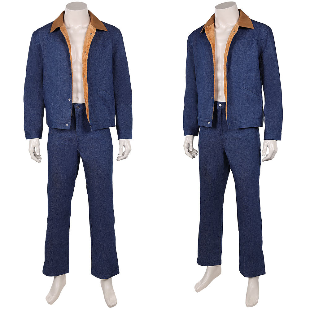 Stranger Things Saison 5(2025) Dmitri Antonov Tenu Bleu-Gris Cosplay Costume