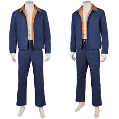 Stranger Things Saison 5(2025) Dmitri Antonov Tenu Bleu-Gris Cosplay Costume