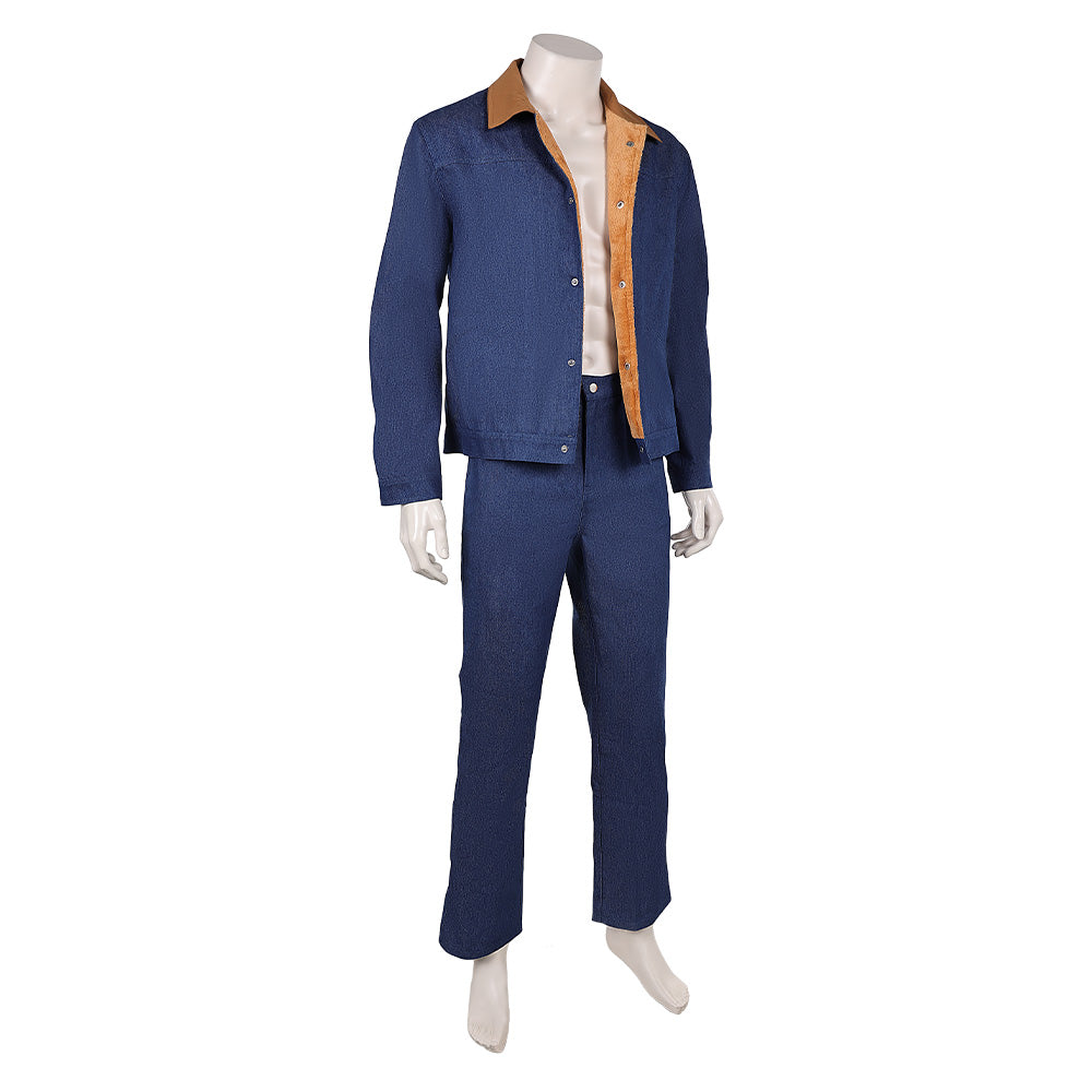 Stranger Things Saison 5(2025) Dmitri Antonov Tenu Bleu-Gris Cosplay Costume