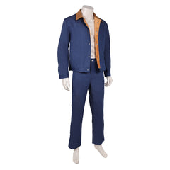 Stranger Things Saison 5(2025) Dmitri Antonov Tenu Bleu-Gris Cosplay Costume