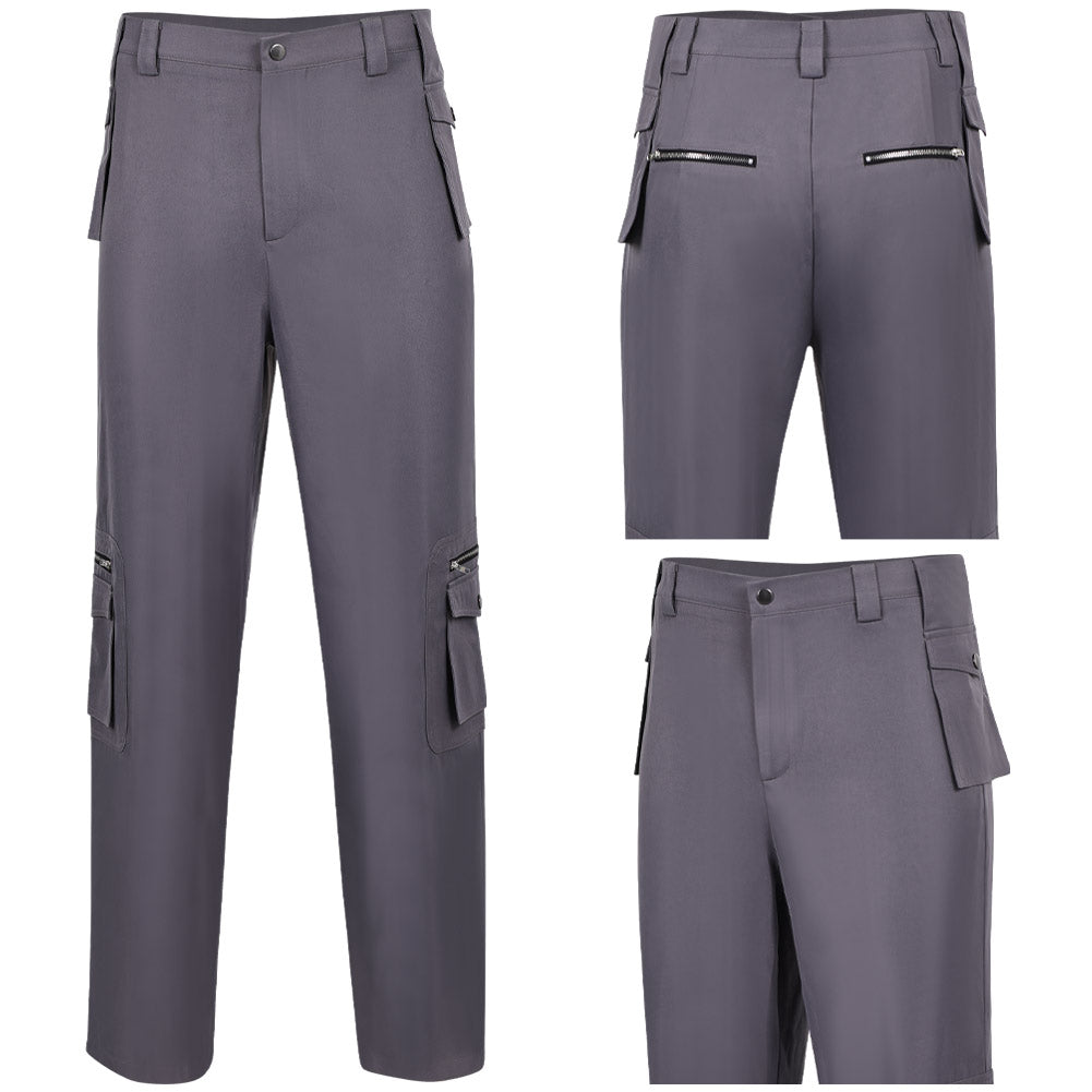 Stranger Things Saison 5(2025) Dustin Henderson Pantalon Gris Cosplay Costume