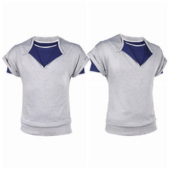 Stranger Things Saison 5(2025) Lucas Sinclair Haut Gris Cosplay Costume